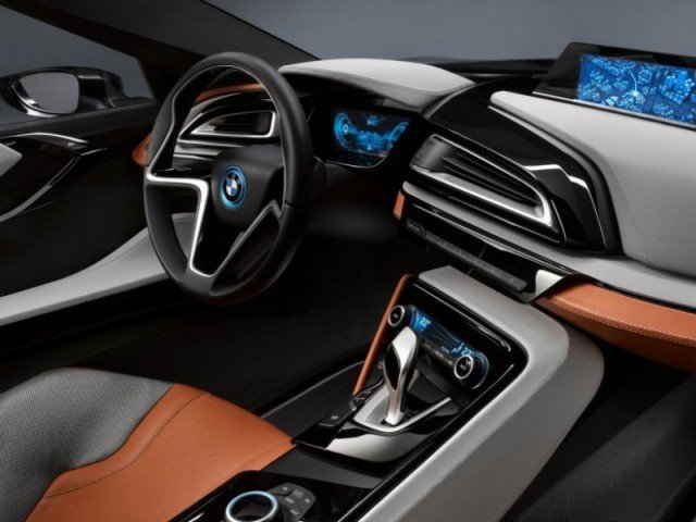 2013 BMW i8 Spyder Concept instrument panel